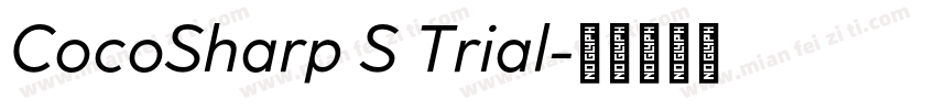 CocoSharp S Trial字体转换